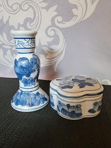 Satula i svecnjak novi,rucno oslikani pa glazirani iz 80ih. Dvodelni na lalafo.rs — 5 Satula i svecnjak novi,rucno oslikani pa glazirani iz 80ih. Dvodelni — 5