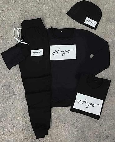 Muški trodelni pamucni kompleti sa kapom. Veličine M L XL XXL . Cena na lalafo.rs — 4 Muški trodelni pamucni kompleti sa kapom. Veličine M L XL XXL . Cena — 4