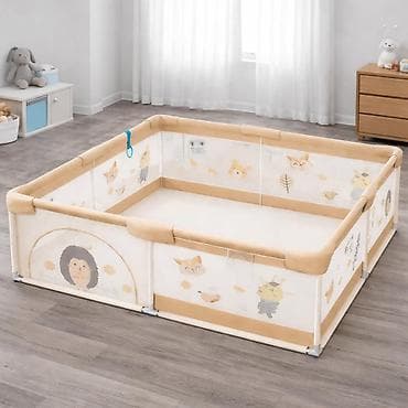 Prostrani dečiji ogradica/igralište za bebe i malu decu - Dimenzije na lalafo.rs Prostrani dečiji ogradica/igralište za bebe i malu decu - Dimenzije