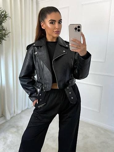 New eko jacket ✨️Vel: S M LCena: 3.790 dinara. E na lalafo.rs New eko jacket ✨️Vel: S M LCena: 3.790 dinara. E