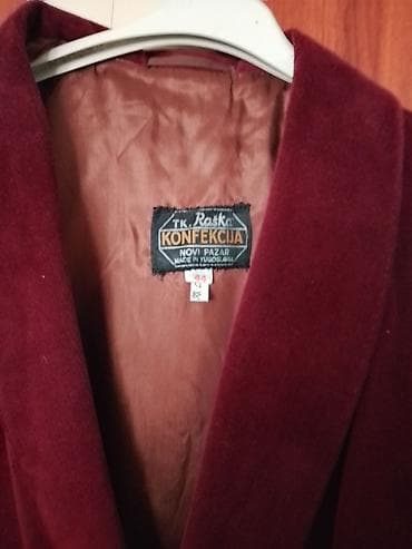 Bordovski ženski sako od somota – Konfekcija „Raška“, Novi Pazar (Made na lalafo.rs — 1 Bordovski ženski sako od somota – Konfekcija „Raška“, Novi Pazar (Made — 1