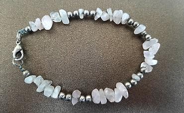 Narukvica rozenkvarc - ručni rad Rozenkvarc budi u nama životnu na lalafo.rs — 5 Narukvica rozenkvarc - ručni rad Rozenkvarc budi u nama životnu — 5