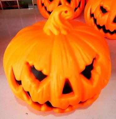 Plastična dekorativna bundeva za Noć veštica - Velika narandžasta na lalafo.rs — 1 Plastična dekorativna bundeva za Noć veštica - Velika narandžasta — 1