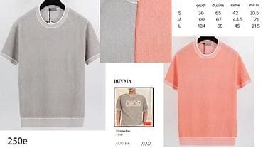Men's T-shirt Dior, bоја - Siva na lalafo.rs Men's T-shirt Dior, bоја - Siva