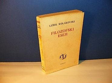 Filozofski eseji lešek kolakovski nolit 1964 broširan povez, strana na lalafo.rs Filozofski eseji lešek kolakovski nolit 1964 broširan povez, strana