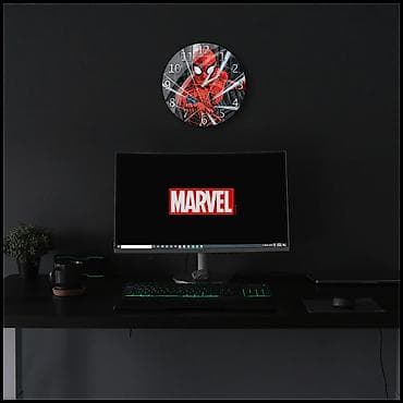 Zidni sat, Marvel Spider Man, sjajni, reflektujući premaz brojčanika na lalafo.rs — 2 Zidni sat, Marvel Spider Man, sjajni, reflektujući premaz brojčanika — 2