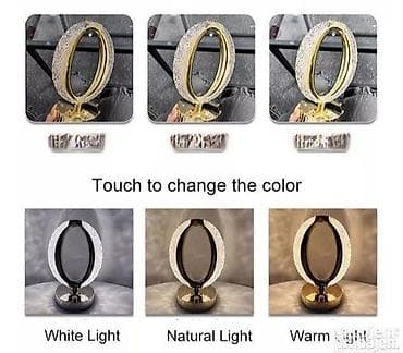 LED romantična kristal lampa Elegantna i dekorativna kristalna lampa na lalafo.rs — 1 LED romantična kristal lampa Elegantna i dekorativna kristalna lampa — 1