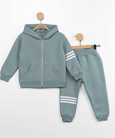 Dečiji komplet trenerke – dvoje delova - Materijal: mekana, topla na lalafo.rs Dečiji komplet trenerke – dvoje delova - Materijal: mekana, topla