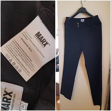 pantalone butiku ali: Ženske pantalone MARX – model “Designed for Her” - Boja: crna - na lalafo.rs — 2 pantalone butiku ali: Ženske pantalone MARX – model “Designed for Her” - Boja: crna - — 2