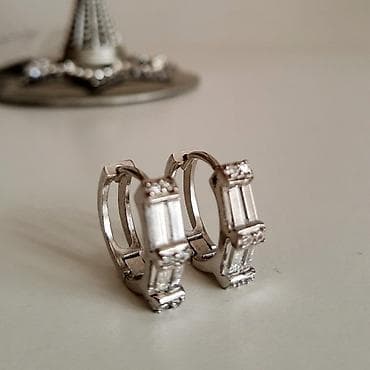 Earrings: Minđuše, italijansko srebro 925 - kristal Rodinirane, ne tamne, ne at lalafo.rs — 3 Earrings: Minđuše, italijansko srebro 925 - kristal Rodinirane, ne tamne, ne — 3