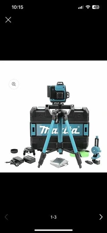 Cutting Pliers: Makita set laserskog nivelira sa stativom i priborom - at lalafo.rs — 1 Cutting Pliers: Makita set laserskog nivelira sa stativom i priborom - — 1