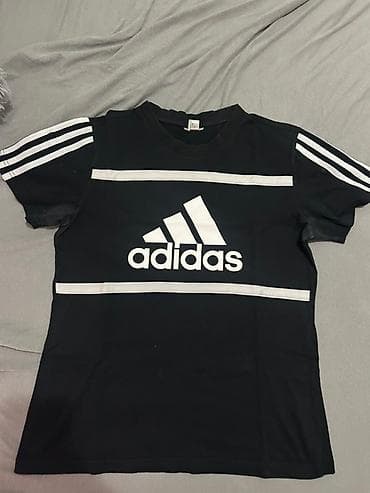 Adidas ženska majica kratkih rukava - Model: crna majica sa velikim na lalafo.rs — 1 Adidas ženska majica kratkih rukava - Model: crna majica sa velikim — 1