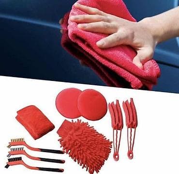 Set od 17 delova – četke i krpe za pranje kola Odličan set za pranje na lalafo.rs — 2 Set od 17 delova – četke i krpe za pranje kola Odličan set za pranje — 2