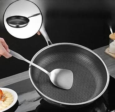 Home & Garden: Tiganj od nerđajućeg čelika sa saćastom strukturom 20cm NOVO. Opis at lalafo.rs — 6 Home & Garden: Tiganj od nerđajućeg čelika sa saćastom strukturom 20cm NOVO. Opis — 6