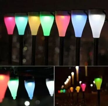RGB solarne ubodne baštenske lampe - set od 6 kom 🌞💡 Savršen set za na lalafo.rs RGB solarne ubodne baštenske lampe - set od 6 kom 🌞💡 Savršen set za