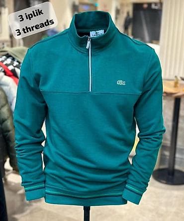 Muški duks sa rajsferšlusom do pola (half-zip), “3 iplik / 3 threads” na lalafo.rs — 5 Muški duks sa rajsferšlusom do pola (half-zip), “3 iplik / 3 threads” — 5