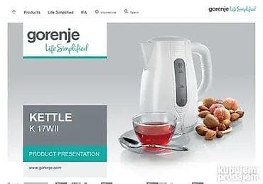 Kvalitetno kuvalo za vodu; Gorenje K17WII; NOVO, neraspakovano! Opis na lalafo.rs — 1 Kvalitetno kuvalo za vodu; Gorenje K17WII; NOVO, neraspakovano! Opis — 1