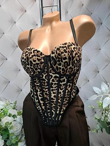 Underwear: Ženski korzet top sa leopard printom i pantalone - Model: korzet-top at lalafo.rs — 1 Underwear: Ženski korzet top sa leopard printom i pantalone - Model: korzet-top — 1