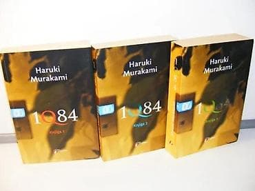 HARUKI MURAKAMI 1Q84 1-3 komplet2011 GEOPOETIKAna predlistu otisnut na lalafo.rs HARUKI MURAKAMI 1Q84 1-3 komplet2011 GEOPOETIKAna predlistu otisnut