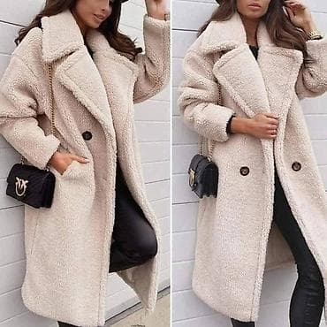 💫Ženski teddy kaput – dugačak, sa krupnim reverima Tedi kaput: 4100 na lalafo.rs — 1 💫Ženski teddy kaput – dugačak, sa krupnim reverima Tedi kaput: 4100 — 1