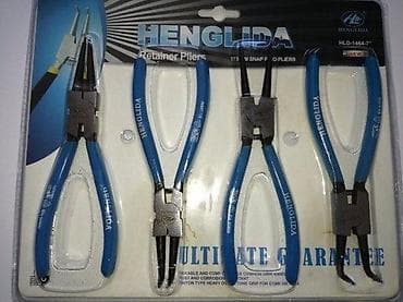 Tools & Equipment: Set klješta za osigurače – HENGLIDA (Retainer/Snap Ring Pliers), 4 at lalafo.rs — 2 Tools & Equipment: Set klješta za osigurače – HENGLIDA (Retainer/Snap Ring Pliers), 4 — 2