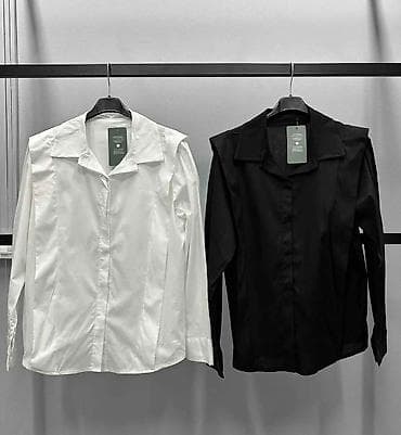 Ženska košulja s arhitektonskim ramenima - Model: klasična košulja sa na lalafo.rs — 4 Ženska košulja s arhitektonskim ramenima - Model: klasična košulja sa — 4