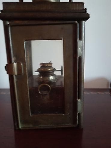 Antikvarna metalna fenjer-lampa na ulje/kerzin - Materijal na lalafo.rs — 2 Antikvarna metalna fenjer-lampa na ulje/kerzin - Materijal — 2