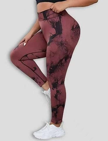 Ženske sportske helanke – visok struk, tie-dye print - Dizajn: visoki na lalafo.rs — 6 Ženske sportske helanke – visok struk, tie-dye print - Dizajn: visoki — 6