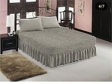 Set posteljine sa volanom za bračni krevet - Komplet sadrži na lalafo.rs — 5 Set posteljine sa volanom za bračni krevet - Komplet sadrži — 5