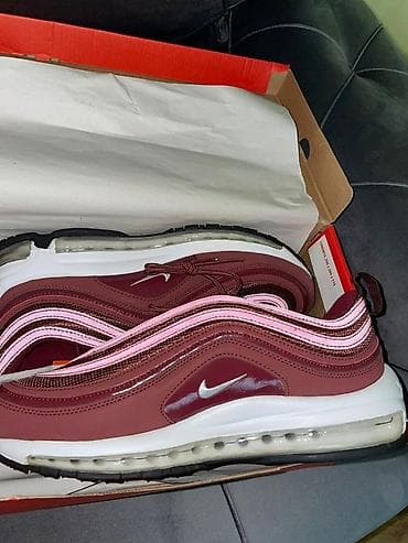 Patike Nike Air Max 97 u tamnocrvenoj boji, nove, broj 44 na lalafo.rs Patike Nike Air Max 97 u tamnocrvenoj boji, nove, broj 44