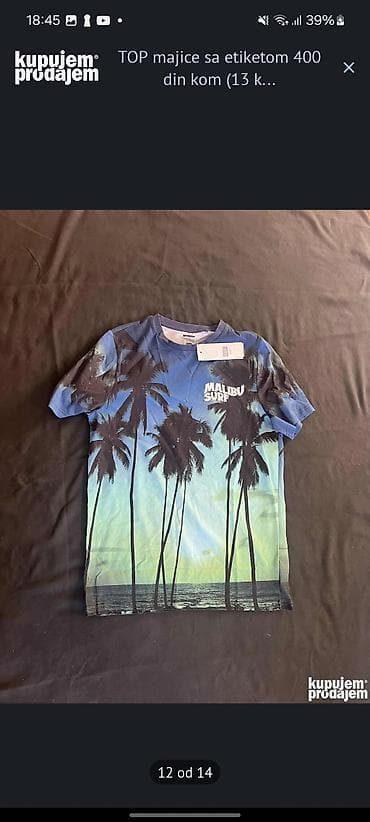 Majica kratkih rukava „Malibu Surf” - Tip: muška majica kratkih na lalafo.rs Majica kratkih rukava „Malibu Surf” - Tip: muška majica kratkih