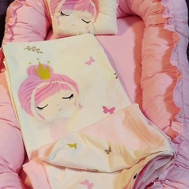 Roze gnezdo za bebe, idealno za novorođenče. U kompletu dolazi jastuk na lalafo.rs — 3 Roze gnezdo za bebe, idealno za novorođenče. U kompletu dolazi jastuk — 3