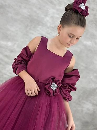 ❤️Haljinice u kompletu sa bolerom i mašnom za kosu za devojčice od 6 na lalafo.rs — 10 ❤️Haljinice u kompletu sa bolerom i mašnom za kosu za devojčice od 6 — 10