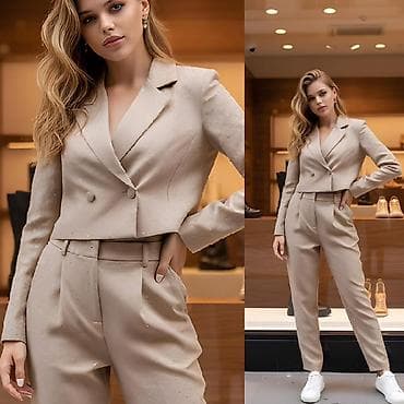 ✨Dvoddelni ženski komplet – blejzer i pantalone sa diskretnim na lalafo.rs — 3 ✨Dvoddelni ženski komplet – blejzer i pantalone sa diskretnim — 3