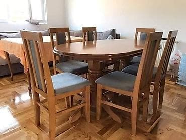 Komplet sto + 6 stolice=378eDrveni trpezarijski set – sto sa 6 stolica na lalafo.rs — 7 Komplet sto + 6 stolice=378eDrveni trpezarijski set – sto sa 6 stolica — 7