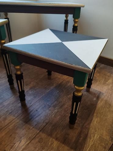 Set klub stocica od tri komada (3 dimenzije), rucni rad, koriscene na lalafo.rs — 5 Set klub stocica od tri komada (3 dimenzije), rucni rad, koriscene — 5