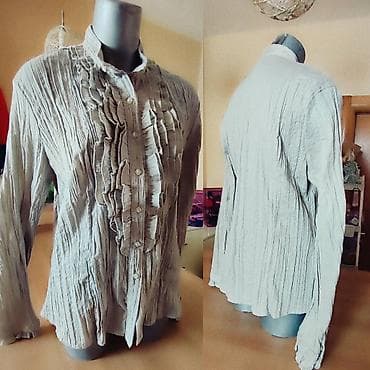 Ženska košulja Brem, veličina L. Svetlosiva nijansa, dugi rukavi at lalafo.rs — 2 Ženska košulja Brem, veličina L. Svetlosiva nijansa, dugi rukavi — 2