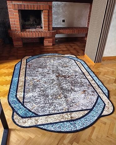 Dekorativni tepih modernog dizajna - Oblik: zaobljeni pravougaonik sa na lalafo.rs — 1 Dekorativni tepih modernog dizajna - Oblik: zaobljeni pravougaonik sa — 1