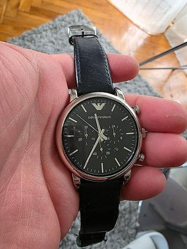 Emporio Armani muški ručni sat sa hronografom. - Kućište: okruglo na lalafo.rs — 1 Emporio Armani muški ručni sat sa hronografom. - Kućište: okruglo — 1
