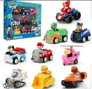 Toy Cars: Patrolne šape – set od 9 autića 🚗🐾 ✅ Komplet igračaka sa omiljenim at lalafo.rs — 1 Toy Cars: Patrolne šape – set od 9 autića 🚗🐾 ✅ Komplet igračaka sa omiljenim — 1
