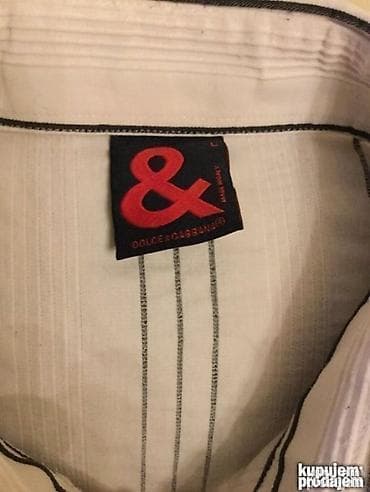 Original Dolce Gabbana kosulja L 95% cotton 5% elastin Made in na lalafo.rs — 1 Original Dolce Gabbana kosulja L 95% cotton 5% elastin Made in — 1