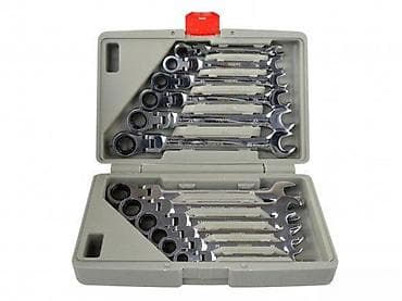 Tools & Equipment: Komplet ključeva sa zupčastim (ratchet) nastavkom u koferu - Set at lalafo.rs — 1 Tools & Equipment: Komplet ključeva sa zupčastim (ratchet) nastavkom u koferu - Set — 1