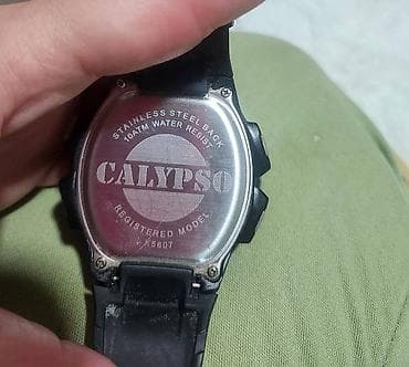 Muški sat, Calypso, sa crnom silikonskom narukvicom korišćen ali na lalafo.rs — 3 Muški sat, Calypso, sa crnom silikonskom narukvicom korišćen ali — 3