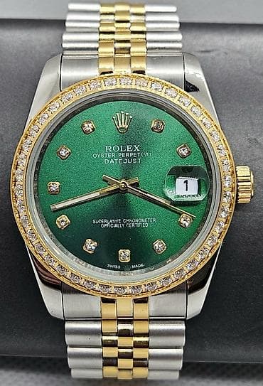 Rolex Datejust Zeleni Diamond - Kućište 36mm od nerđajućeg čelika. - na lalafo.rs — 1 Rolex Datejust Zeleni Diamond - Kućište 36mm od nerđajućeg čelika. - — 1