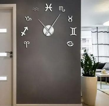 3D samolepljivi dekorativni sat – Model 6 🕒 Moderan i dekorativan 3D na lalafo.rs — 2 3D samolepljivi dekorativni sat – Model 6 🕒 Moderan i dekorativan 3D — 2