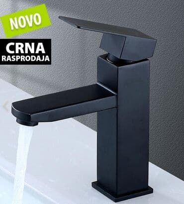 Slavina za lavabo. Boja crna. Novo!!! Licno preuzimanje u Kragujevcu na lalafo.rs Slavina za lavabo. Boja crna. Novo!!! Licno preuzimanje u Kragujevcu