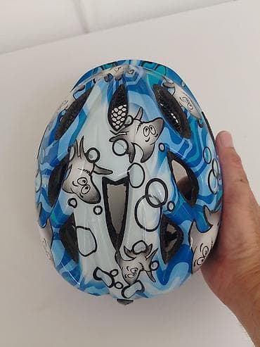 Oprema za bicikliste: Dečja biciklistička kaciga ABUS – motiv ajkule vel 45-50 obim - na lalafo.rs — 8 Oprema za bicikliste: Dečja biciklistička kaciga ABUS – motiv ajkule vel 45-50 obim - — 8