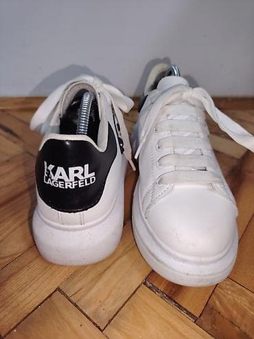 Karl Lagerfeld bele patike sa crnim detaljima - Model: niske na lalafo.rs — 3 Karl Lagerfeld bele patike sa crnim detaljima - Model: niske — 3