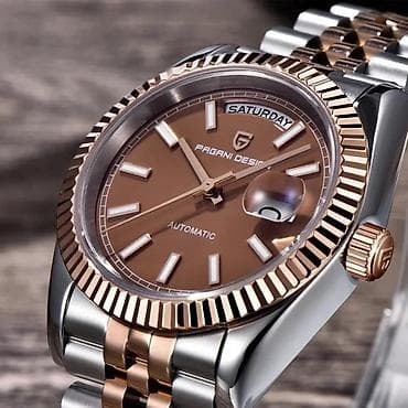 PAGANI DESIGN PD-1752 - 36mm - Braon - Rolex Day-Date Homage Potpuno na lalafo.rs PAGANI DESIGN PD-1752 - 36mm - Braon - Rolex Day-Date Homage Potpuno