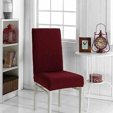 Rastegljive navlake za stolice – teksturirane, pletene strukture - na lalafo.rs — 2 Rastegljive navlake za stolice – teksturirane, pletene strukture - — 2